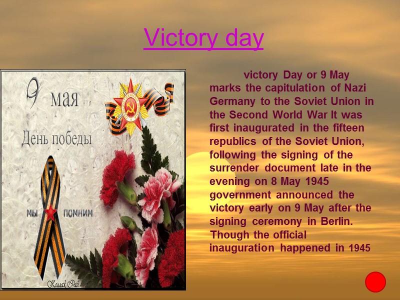 Victory day            